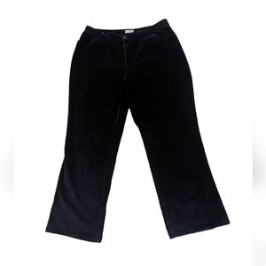 St. Johns Bay Pants Womens  14W Casual Comfy Preppy Y2K Corduroy Boho Grunge